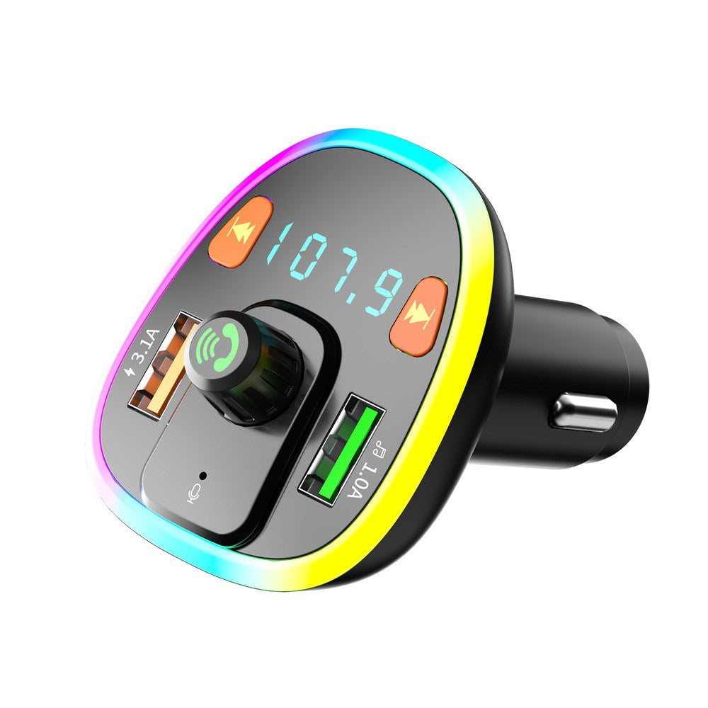 Maxlife Bluetooth FM Transmitter - 2x USB-A - Black