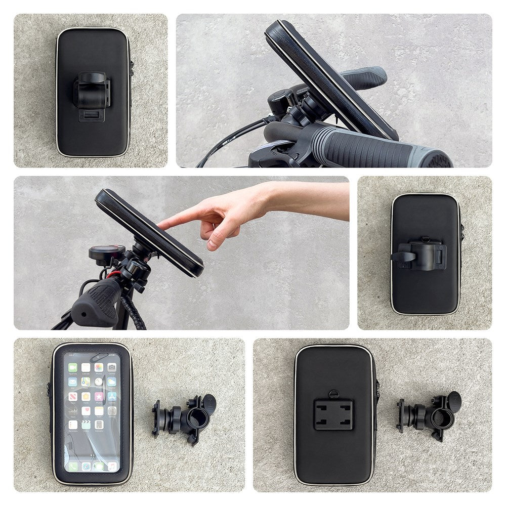 Wozinsky WBHBK7 Phone Holder for Bicycle / Motorcycle - Black