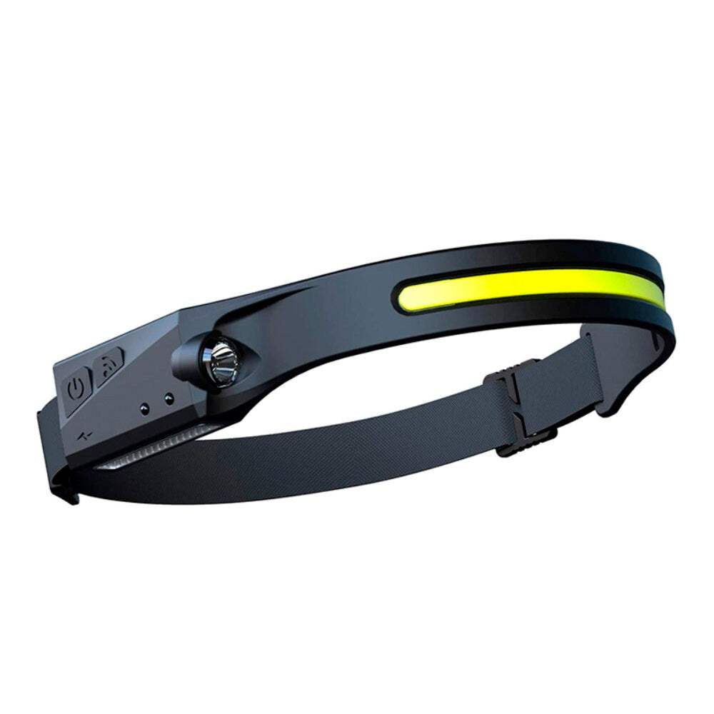 Hurtel LED Headlamp with Sensor - Black