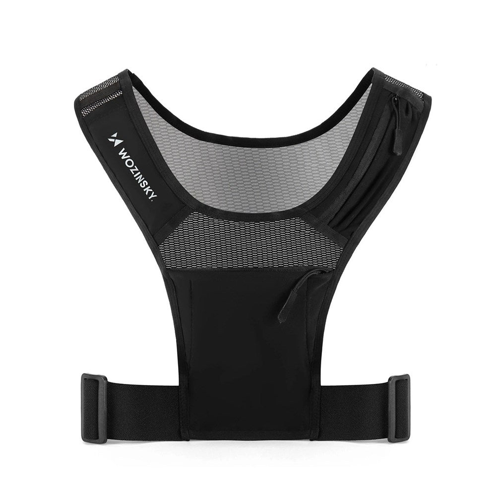 Wozinsky WKDB1 Running Vest with Reflective Elements - Black