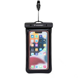 Wozinsky Universal Waterproof Phone Case with Running Armband - Black