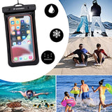 Wozinsky Universal Waterproof Phone Case with Running Armband - Black