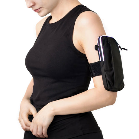 Wozinsky Mobile Bag with Armband for Running - Black