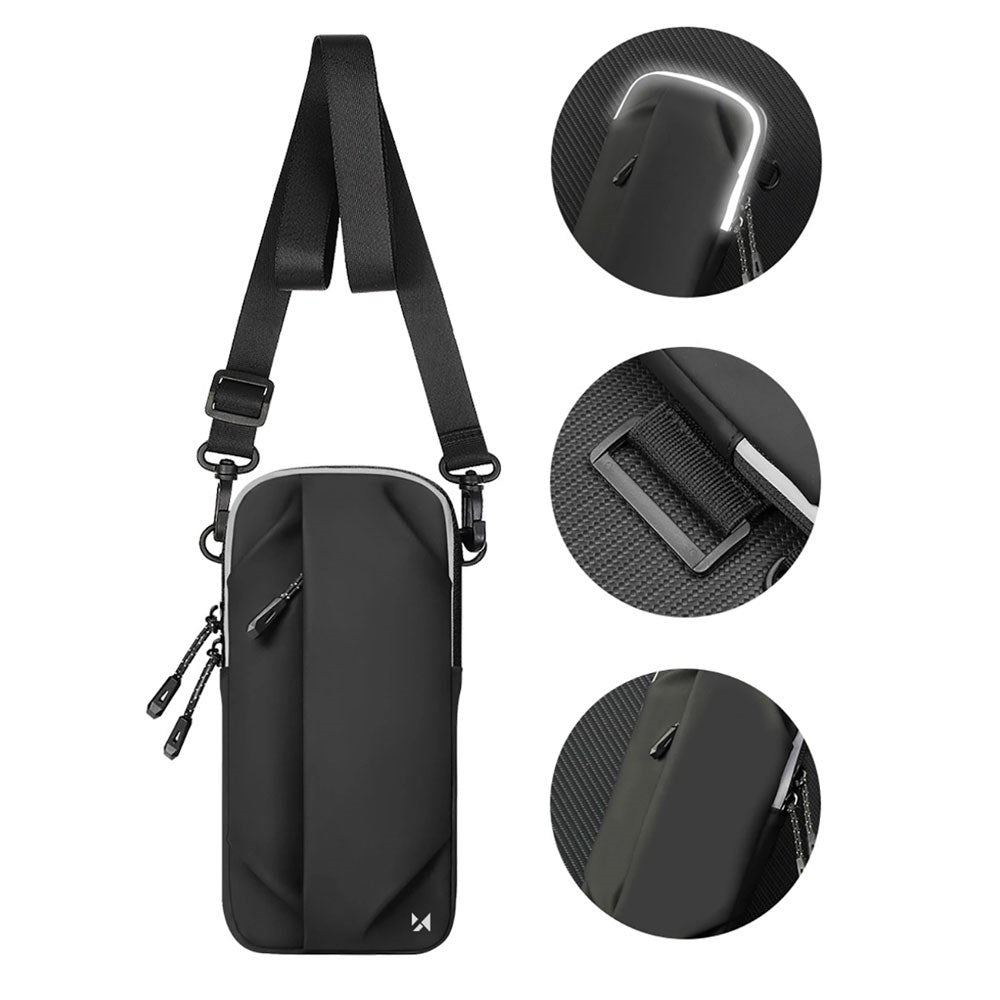 Wozinsky Mobile Bag with Armband for Running - Black