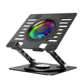 Wozinsky CoolBase Laptop / Tablet Stand with RGB Light & Cooling - Black