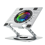 Wozinsky CoolBase Laptop / Tablet Stand with RGB Light & Cooling - Grey