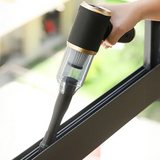 Hurtel Mini Foldable Handheld Car Vacuum Cleaner - Black