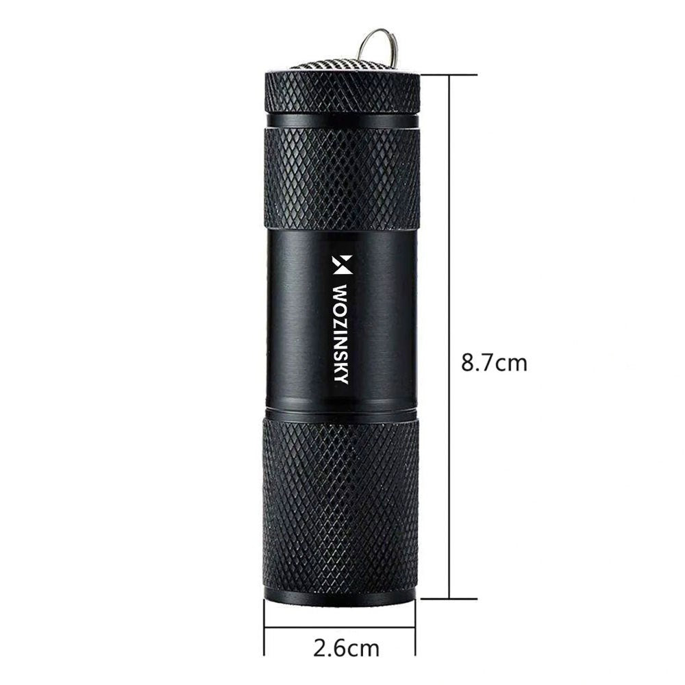 Wozinsky WLD-9L UV Flashlight for Trace Detection - Black