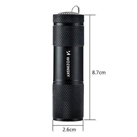 Wozinsky WLD-9L UV Flashlight for Trace Detection - Black