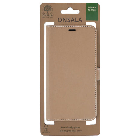 iPhone 12 Mini GEAR Onsala Eco Wallet - Degradable Wallet Case - Sand