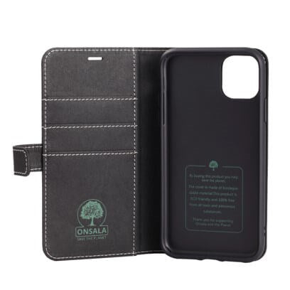 iPhone 12 / 12 Pro GEAR Onsala Eco Wallet - Degradable Wallet Case - Black