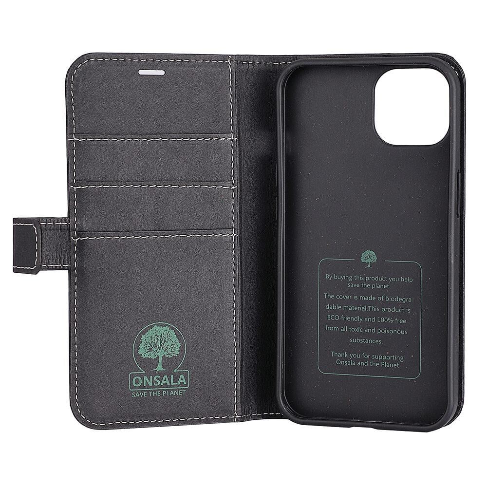 iPhone 13 Mini GEAR Onsala Eco Wallet - Degradable Wallet Case - Black