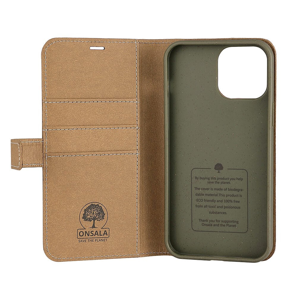 iPhone 13 Pro Max GEAR Onsala Eco Wallet - Degradable Wallet Case - Sand