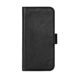 iPhone 17 GEAR Faux Leather Flip Case - MagSafe Compatible - Black