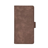 Samsung Galaxy S25+ (Plus) GEAR Classic Flip Case Faux Leather with Card Holder - Brown