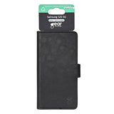 Samsung Galaxy S25 GEAR Classic Flip Case Faux Leather with Card Holder - Black