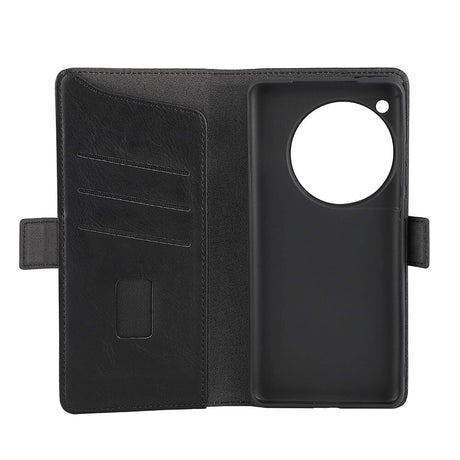 GEAR OnePlus 12 Leather Wallet Case - Black