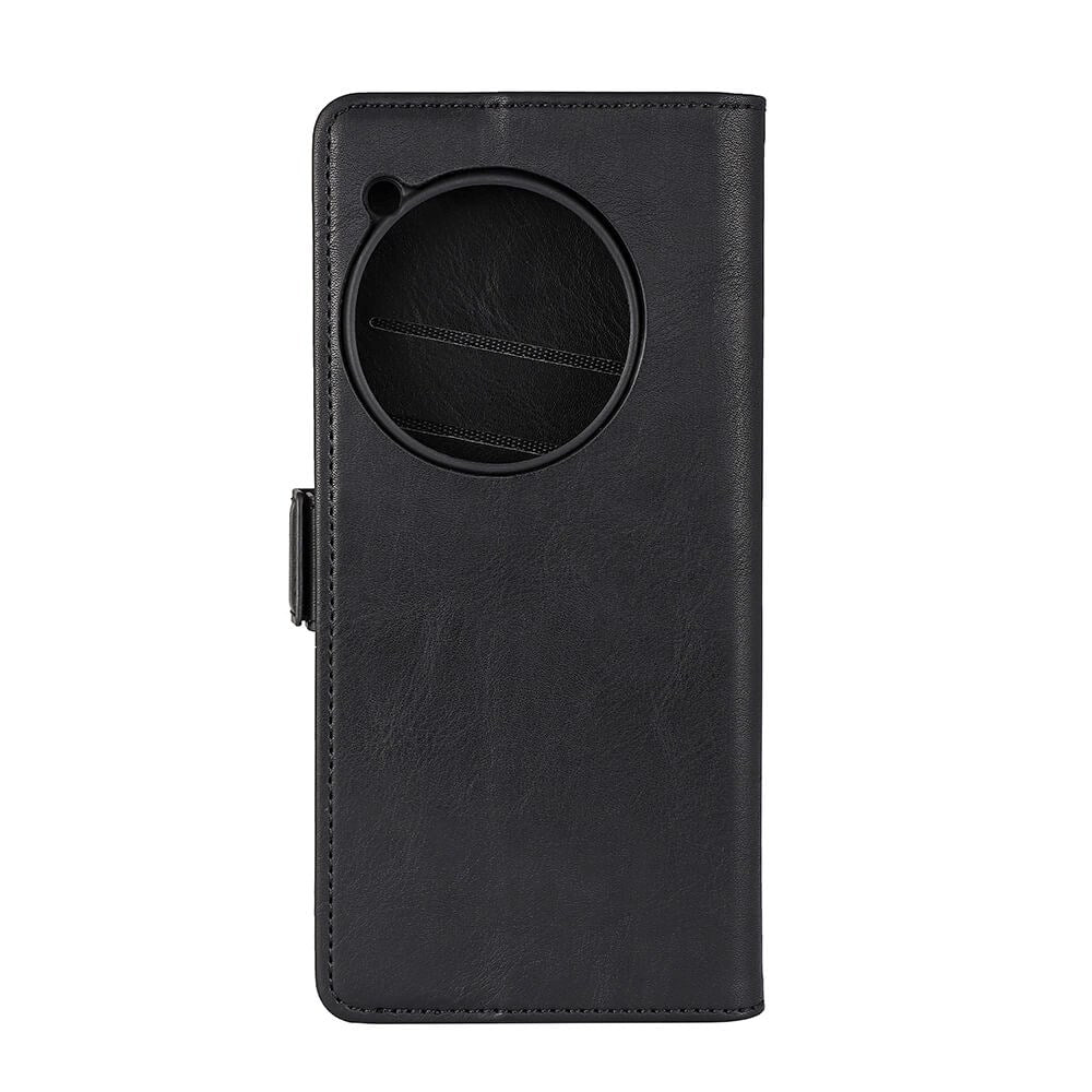 GEAR OnePlus 12R Leather Wallet Case - Black