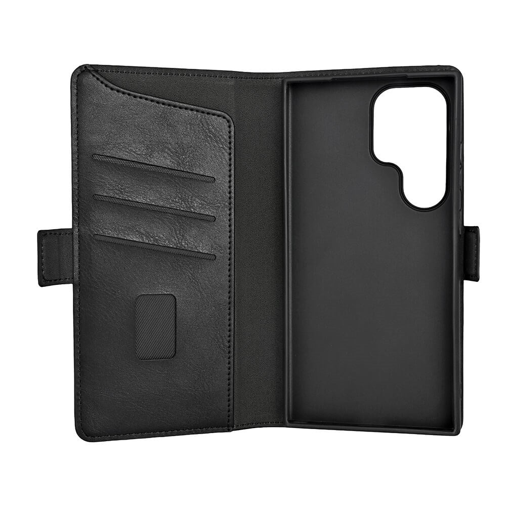 GEAR Samsung Galaxy S24 Ultra Leather Wallet Case - Black