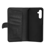 Samsung A14 (5G) Gear Wallet - Leather Wallet Case - Black