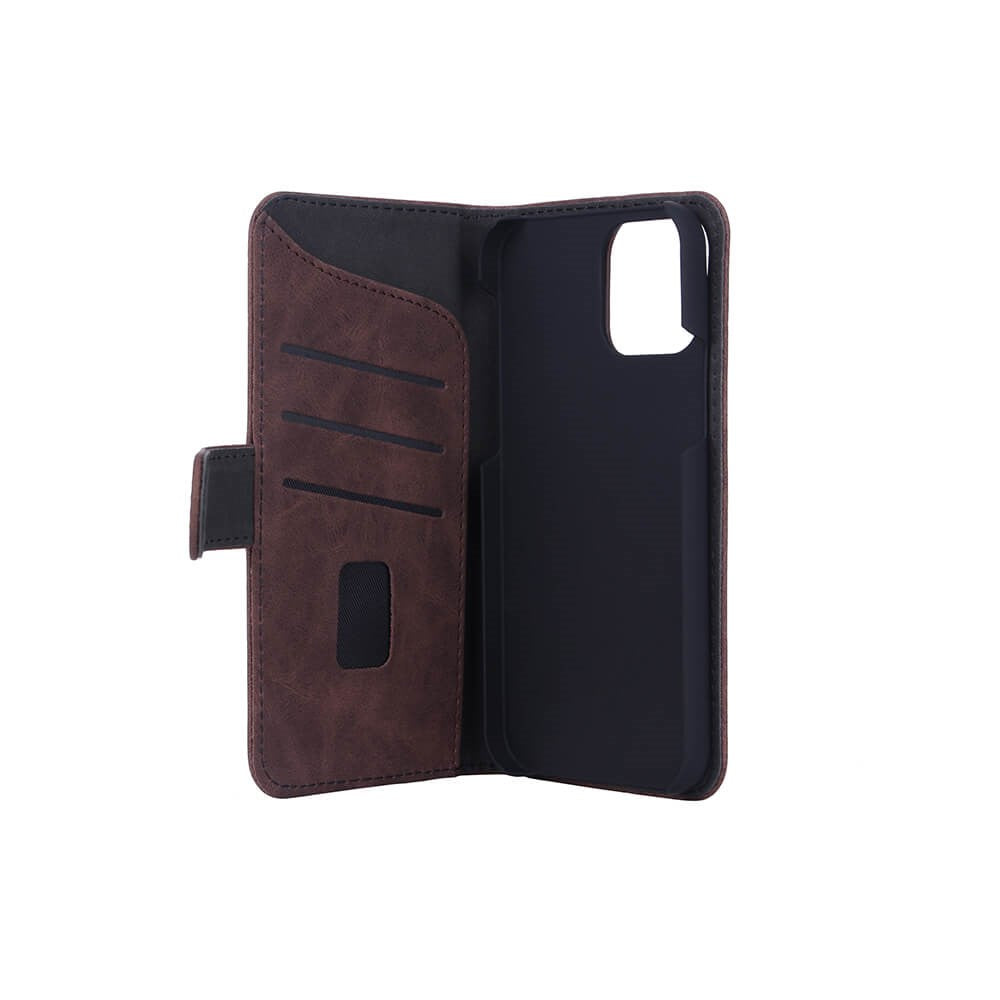 iPhone 14 Pro GEAR Leather Wallet Case - Brown