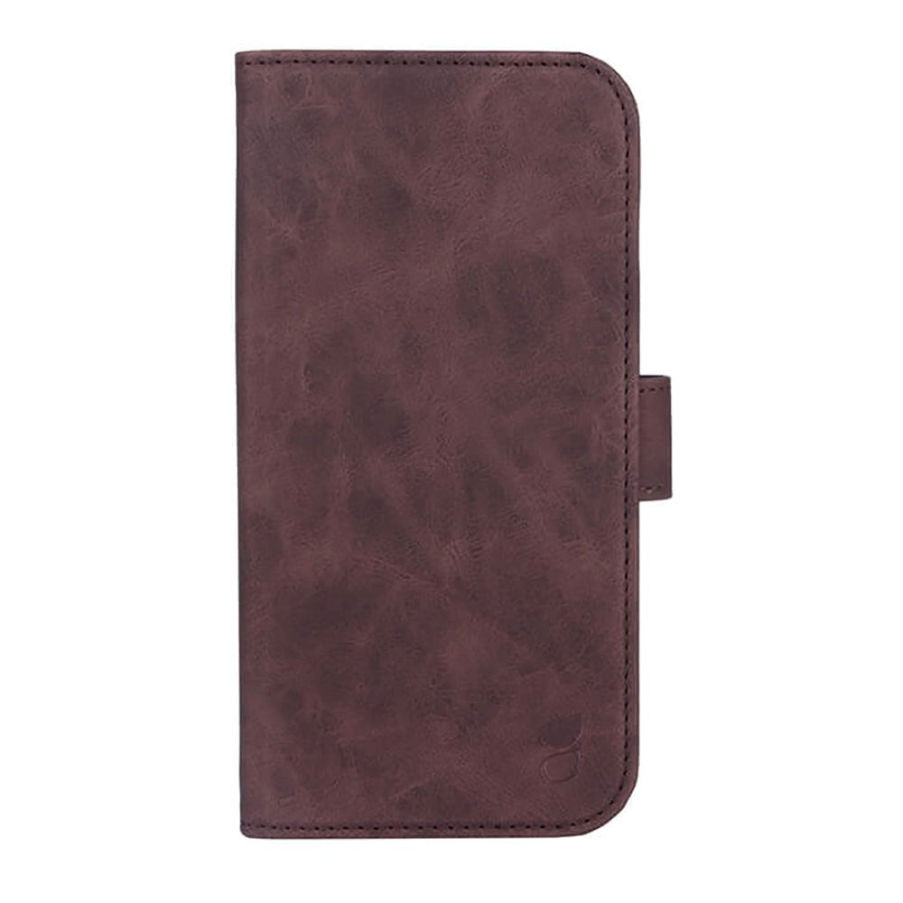 iPhone 14 Plus GEAR Leather Wallet Case - Brown