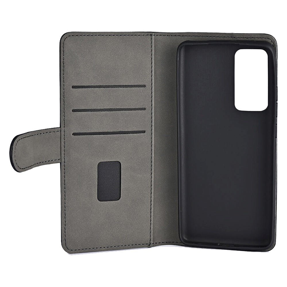 Xiaomi 12 / 12x Gear Wallet - Leather Wallet Case - Black