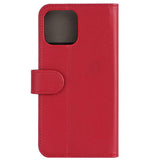 iPhone 13 Pro Max Gear Wallet - Leather Wallet Case - Red