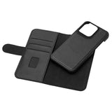 iPhone 13 Mini GEAR 2-in-1 Leather Wallet Case & Magnet - Black