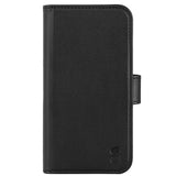 iPhone 13 GEAR 2-in-1 Leather Wallet Case & Magnet - Black