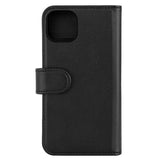 iPhone 13 GEAR 2-in-1 Leather Wallet Case & Magnet - Black