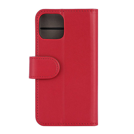 iPhone 13 Mini Gear Wallet - Leather Wallet Case - Red