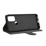 GEAR Motorola Moto G60s Wallet Leather Case Black