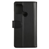 GEAR Motorola Moto G60s Wallet Leather Case Black