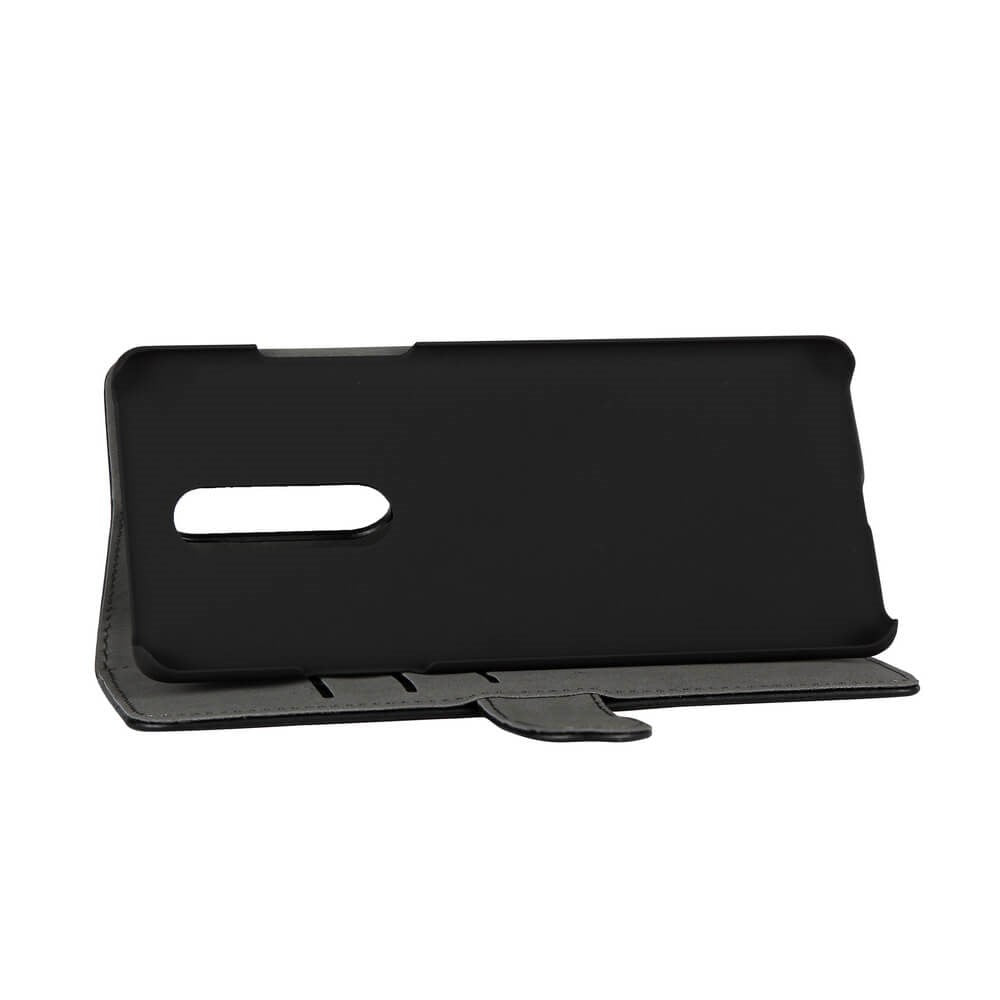 OnePlus 8 GEAR Wallet Leather Case - Black