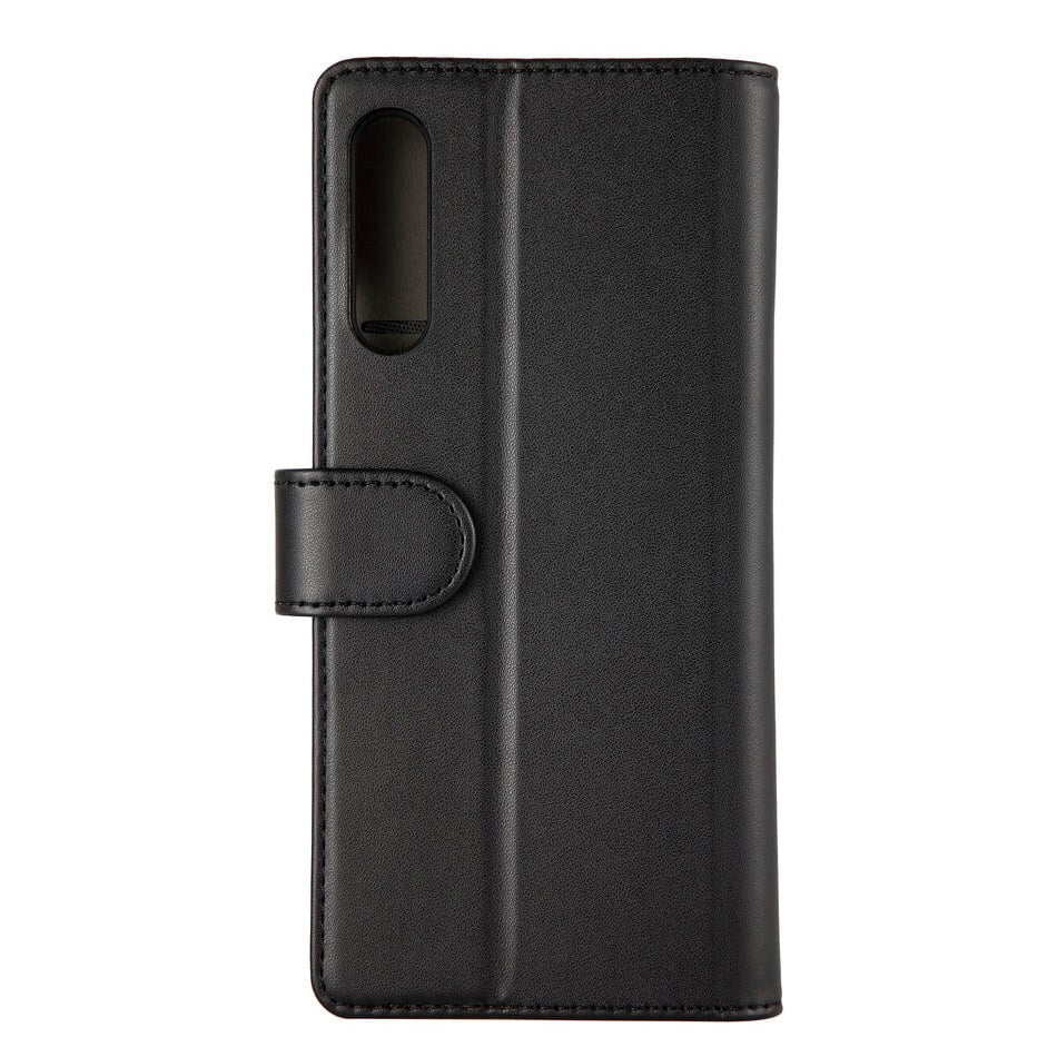 Huawei P Smart Pro GEAR Leather Wallet Case - Black