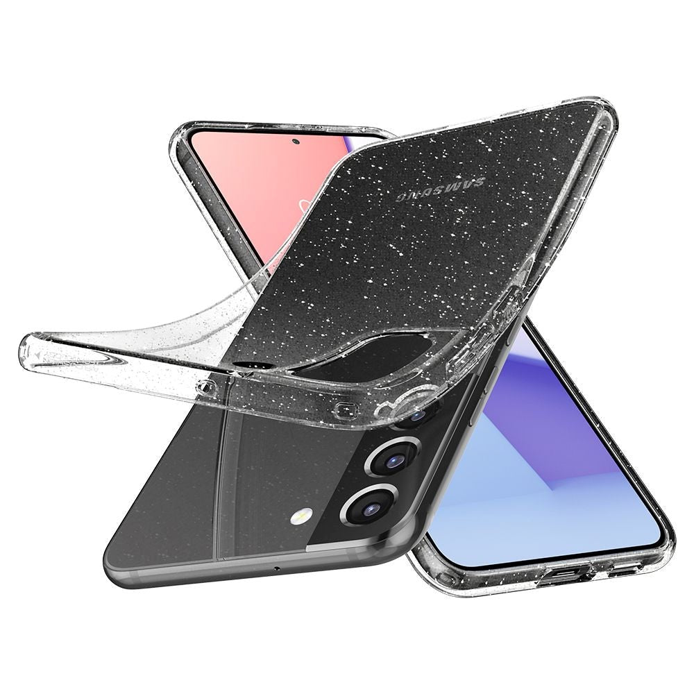 Samsung Galaxy S22 Spigen Liquid Crystal Glitter Case - Transparent