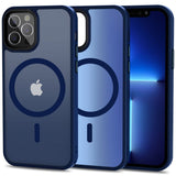 iPhone 12 / 12 Pro Tech-Protect Magmat Case - MagSafe Compatible - Matte Navy Blue