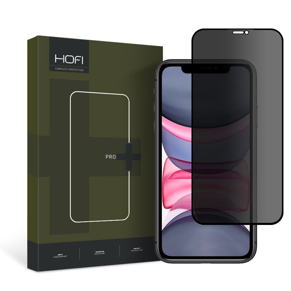 iPhone 11 Pro / X / XS Hofi Glass Pro+ Screen Protector with Privacy - Case Friendly - Transparent