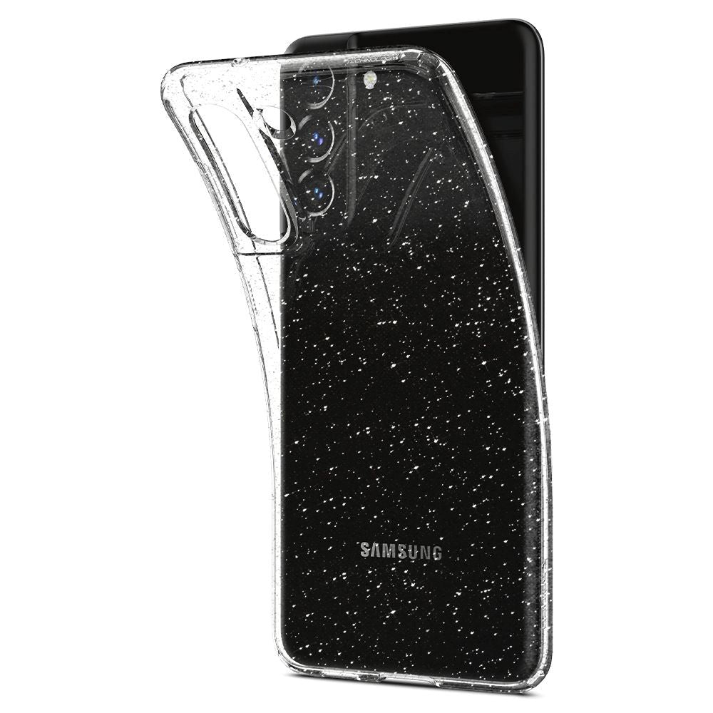 Samsung Galaxy S21 FE (5G) Spigen Liquid Crystal Glitter Case - Transparent