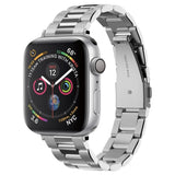 Apple Watch (38/40/SE/41/42mm) Spigen Modern Fit Band - Stainless Steel Strap incl. Pins - Silver