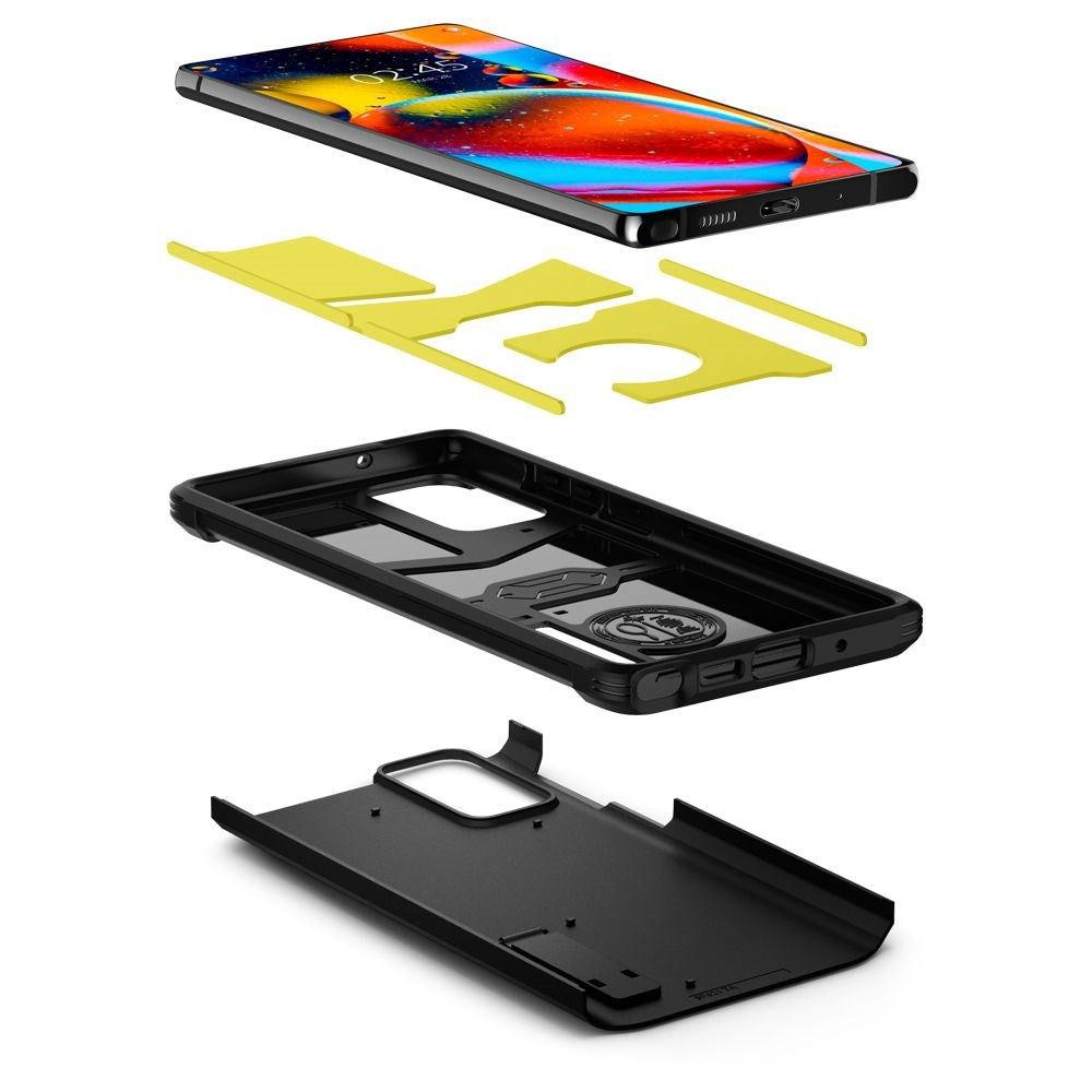 Samsung Galaxy Note 20 Spigen Tough Armor Case w. Kickstand - Black