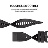 Universal Garmin 26mm QuickFit Strap Tech-Protect Smooth Strap - Black