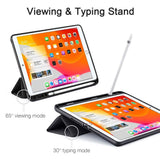 iPad 10.2" (2021 / 2020 / 2019) ESR Rebound Shock Absorbing Case w. Apple Pencil Holder - Black