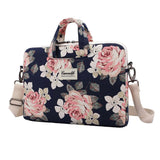 Canvaslife Briefcase Bag For MacBook / PC 15-16" - Navy Rose