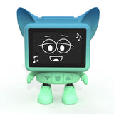 MOB - Dancing Alarm Clock Bluetooth Speaker - Blue