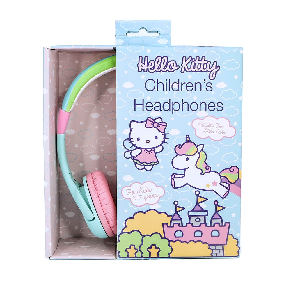 Hello Kitty Rainbow Kids Headset 3-7 Years - Max. 85dB - Rainbow