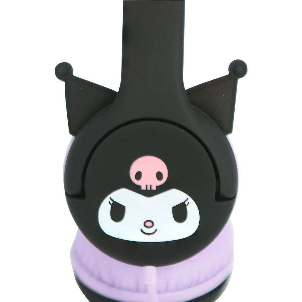 Kuromi OTL On-Ear Headphones for Kids with 3D Ears - Max. 85dB - Purple / Black