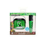 OTL MINECRAFT Karaoke Set with Wireless Speaker & Microphone - Green