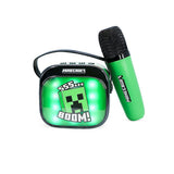 OTL MINECRAFT Karaoke Set with Wireless Speaker & Microphone - Green